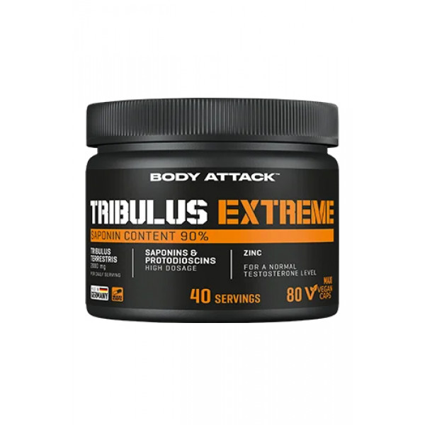 Body Attack Tribulus Extreme, 80 kapsúl Body Attack Tribulus Extreme, 80 kapsúl