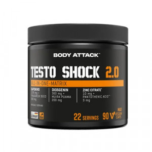 Body Attack Testo Shock 2.0, 90 kapsúl 