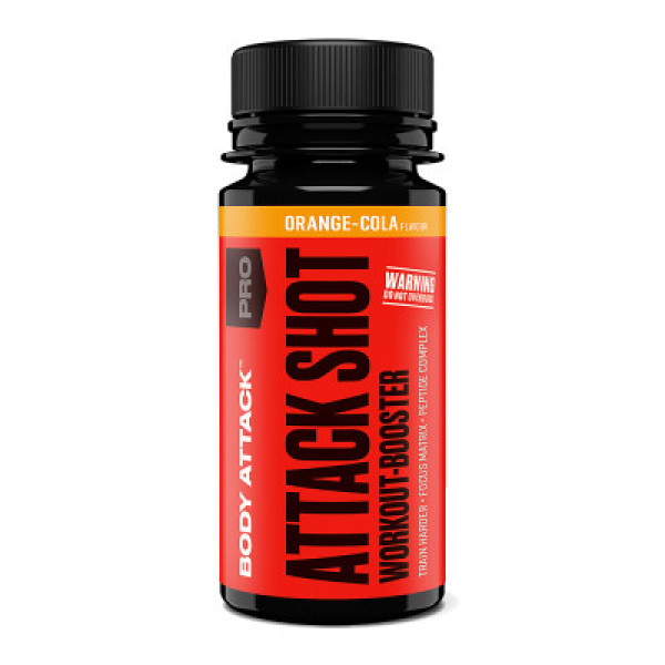 Body Attack Attack Shot, 60 ml Orange cola Body Attack Attack Shot, 60 ml Orange cola