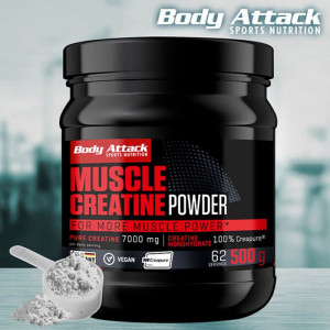 Body Attack kreatín Creapure®, 500 g 