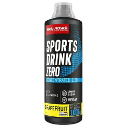 BODY ATTACK Sports Drink Zero - koncentrát 1000ml grapefruit BODY ATTACK Sports Drink Zero - koncentrát 1000ml grapefruit