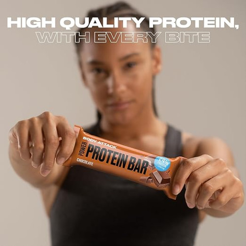 Body Attack Power Protein tyčinka, 35 g čokoláda Body Attack Power Protein tyčinka, 35 g čokoláda
