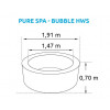 Marimex Bazén vírivý nafukovací Pure Spa - Bubble HWS - Intex 28404EX/28426EX 