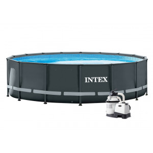 Marimex Bazén Florida Premium Grey 4,88x1,22 m + PF Sand 4 vr. prísl. - Intex 28324 