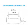 Vírivý bazén Greystone Deluxe Bubble Spa 4 