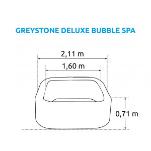 Nafukovacia vírivka Greystone Deluxxe Bubble Spa4 