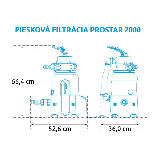 Marimex Filtrácia piesková ProStar 2000 