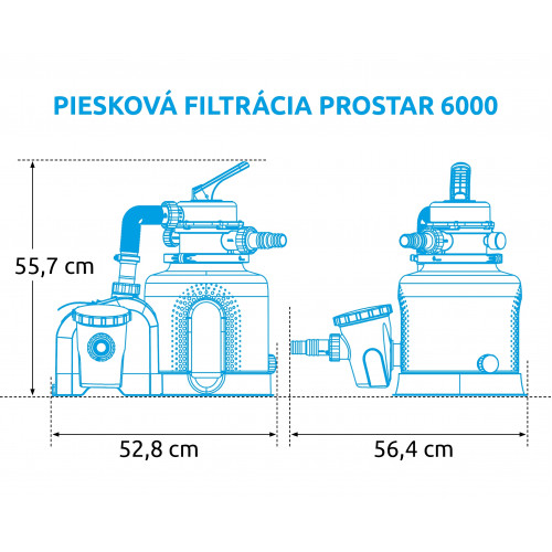 Marimex Piesková filtrácia na bazén ProStar 6000 