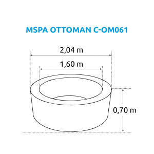 Marimex Bazén vírivý MSPA Ottoman C-OM061 