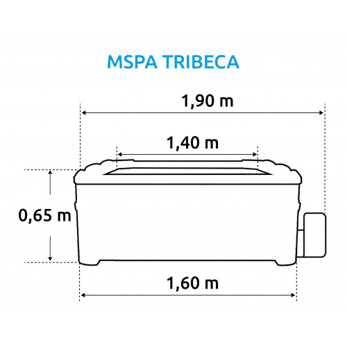 Bazén vírivý MSPA Tribeca 