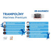 Trampolína Marimex Premium 396 cm + vnútorná ochranná sieť + schodíky ZADARMO Trampolína Marimex Premium 396 cm + vnútorná ochranná sieť + schodíky ZADARMO