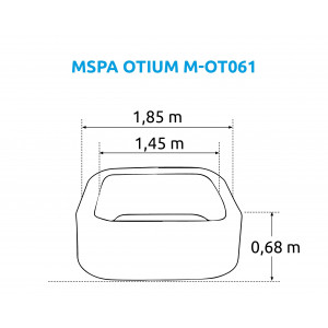 Nafukovacia vírivka MSPA Otium M-OT062 