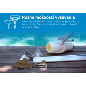 Marimex Bazénový vysávač Prospa Vac MW02 Aku set 