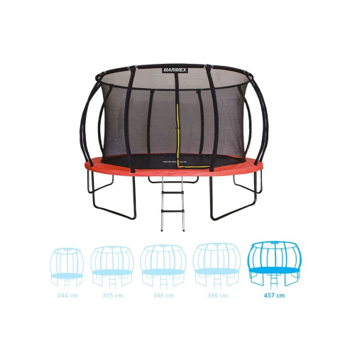 Marimex Trampolína  Premium 457 cm + vnútorná ochranná sieť + schodíky ZADARMO 