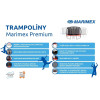 Marimex Trampolína  Premium 457 cm + vnútorná ochranná sieť + schodíky ZADARMO 