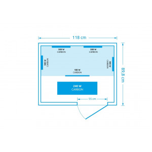Infrasauna Marimex SMART 2001 L 