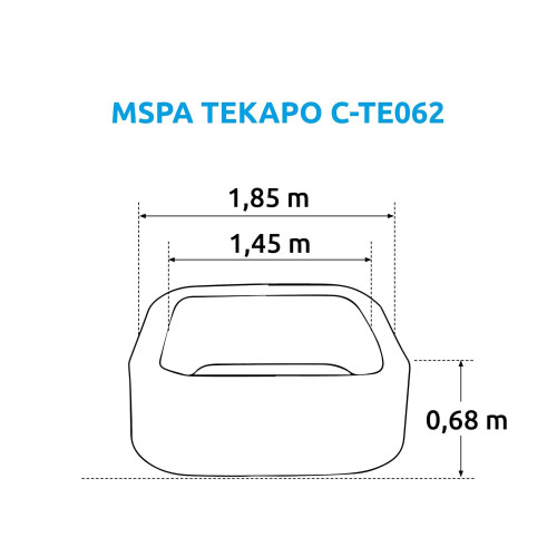 Marimex Vírivý bazén MSPA Tekapo C-TE062 Marimex Vírivý bazén MSPA Tekapo C-TE062