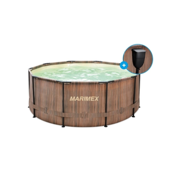 Marimex Bazén Florida 3,66x0,99 m so skimmerom - motív TEAK