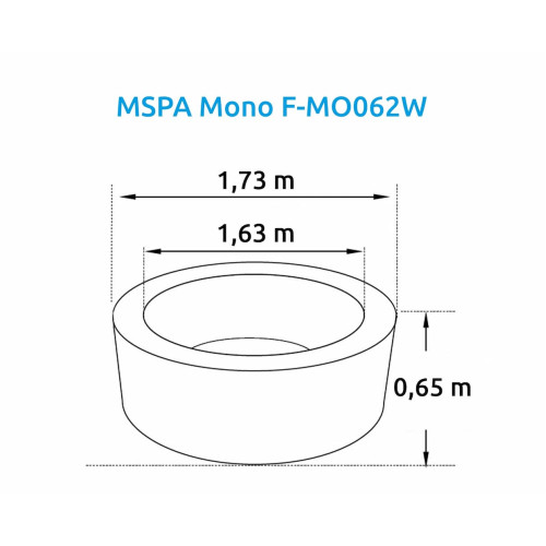 Marimex vírivka pre 6 osôb MSPA Mono F-MO062W 