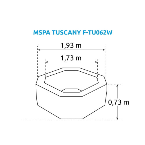 Vírivý bazén MSPA Tuscany F-TU062W Marimex vírivka Vírivý bazén MSPA Tuscany F-TU062W Marimex vírivka