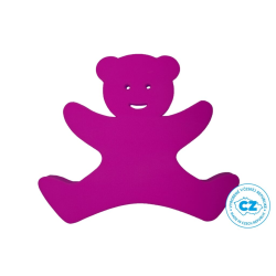 Plavecká doska pre deti Medvedík 340x290x38 mm, ružová Plavecká doska pre deti Medvedík 340x290x38 mm, ružová