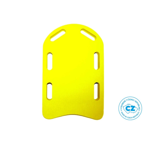 Žltá plavecká doska 300x485x38 mm pre výcvik plávania 