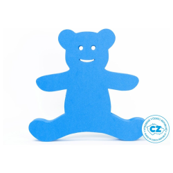 Plavecká doska Medvedík 340x290x38 mm, modrá Plavecká doska Medvedík 340x290x38 mm, modrá