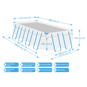 Marimex Bazén Florida Premium RATAN bez prísl., 2,15x4,00x1,22m 