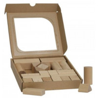 Marimex Drevené kocky pre deti, 25ks, T-Wood Marimex Drevené kocky pre deti, 25ks, T-Wood