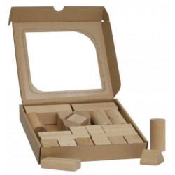 Marimex Drevené kocky pre deti, 25ks, T-Wood Marimex Drevené kocky pre deti, 25ks, T-Wood