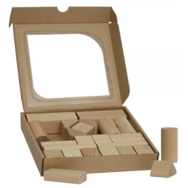 Marimex Drevené kocky pre deti, 25ks, T-Wood Marimex Drevené kocky pre deti, 25ks, T-Wood