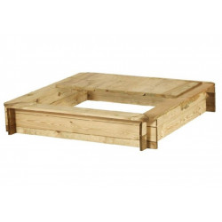 Marimex Pieskovisko drevené štvorhranné s krytom Marimex Pieskovisko drevené štvorhranné s krytom