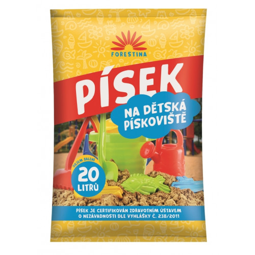 Piesok do detských pieskovísk - 20 litrov 