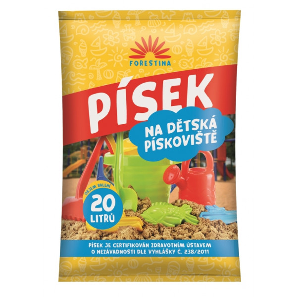 Piesok do detských pieskovísk - 20 litrov  Piesok do detských pieskovísk - 20 litrov