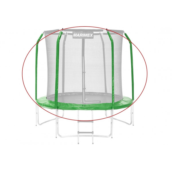 Marimex Sada krytu pružín a rukávov na trampolínu 244 cm - zelená 