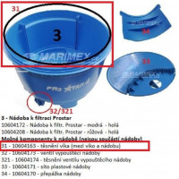 Tesnenie veka filtračnej nádoby Prostar - 20