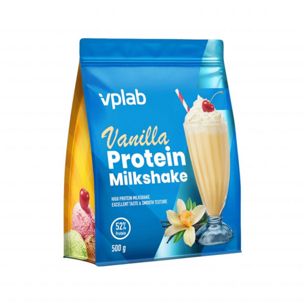 VPLAB Protein Milkshake, 500 g, vanilla  VPLAB Protein Milkshake, 500 g, vanilla
