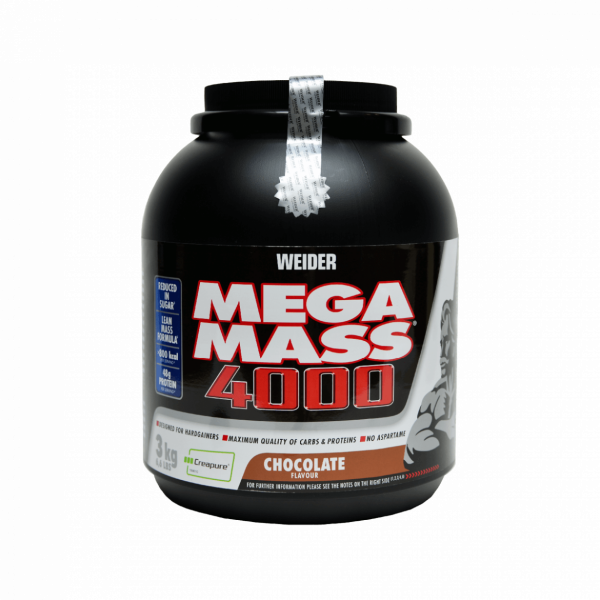 Weider Mega Mass 4000, 3000 g, chocolate