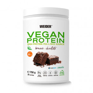 Weider Vegan Protein, 750 g čokoládový brownies 