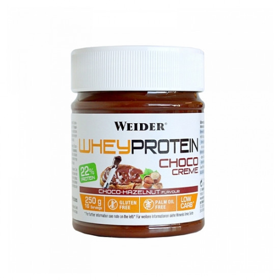 Weider Whey Protein Creme, 250 g choco-hazelnut 