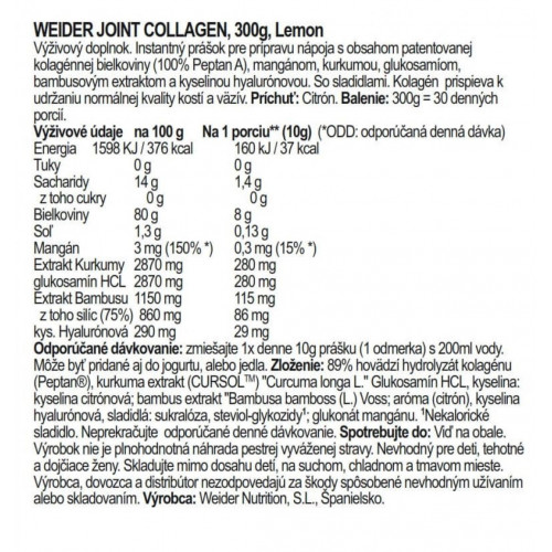 Weider Sport Collagen, 300 g 