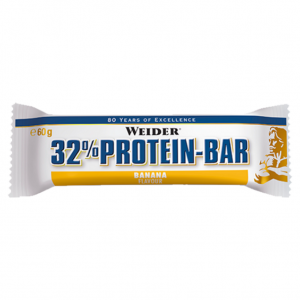 Weider 32% Protein Bar, banana, 60g x 24 ks 