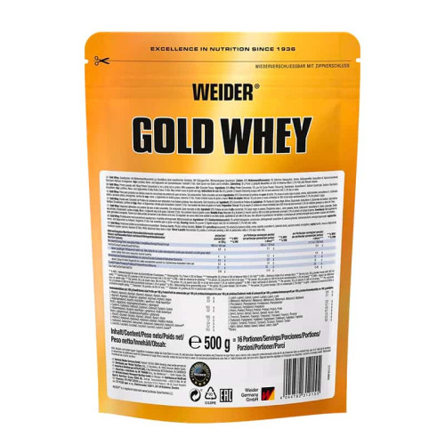 Weider Gold Whey Protein, 500 g chocolate 