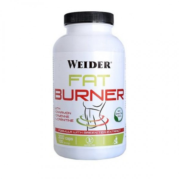 Weider Fat Burner - spalovač tukov, 300 kps  Weider Fat Burner - spalovač tukov, 300 kps