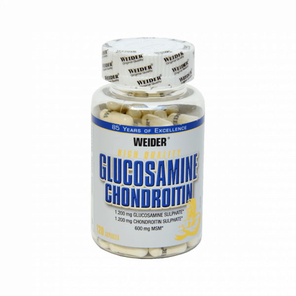 Weider Glucosamine Chondroitin + MSM, 120 kps  Weider Glucosamine Chondroitin + MSM, 120 kps