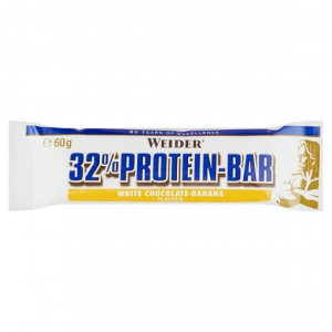 Weider 32% Protein Bar, 60 g white chocolate-banana 