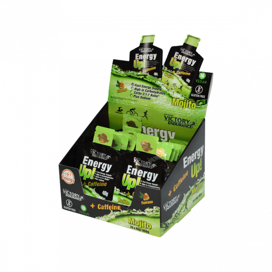 Weider Victory Endurance Energy UP gél+Caffeine, Mojito, 40g x 24 ks 