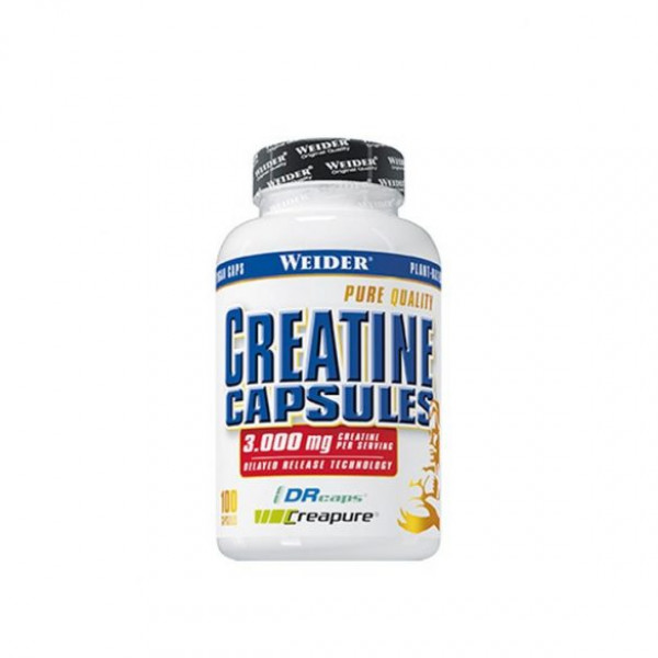 Weider Pure Creatine Capsules, 100 kapsúl  Weider Pure Creatine Capsules, 100 kapsúl