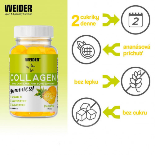 Weider Collagen, 50 cukríkov 