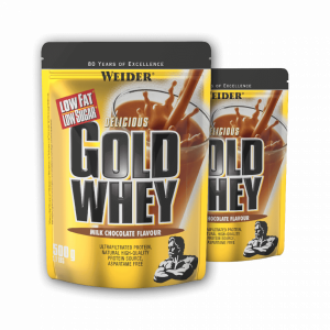 Weider Gold Whey Protein 500 g, 2ks chocolate 